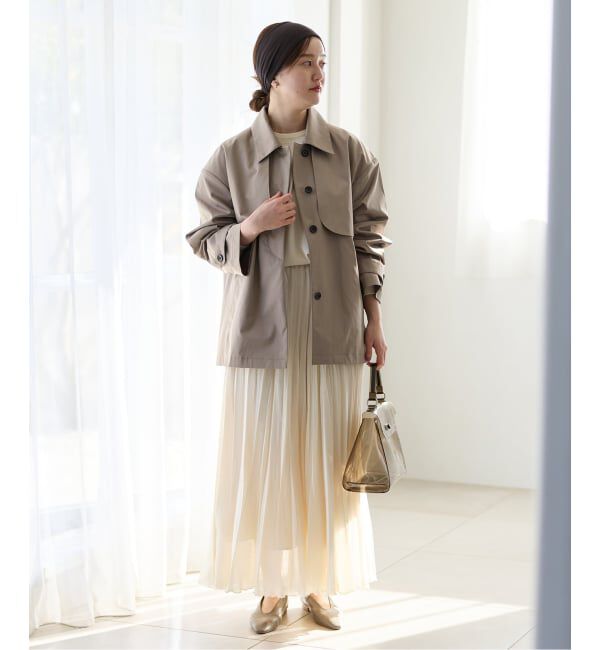 IENA「《予約》シングルトレンチショートコート」|トレンチコート|