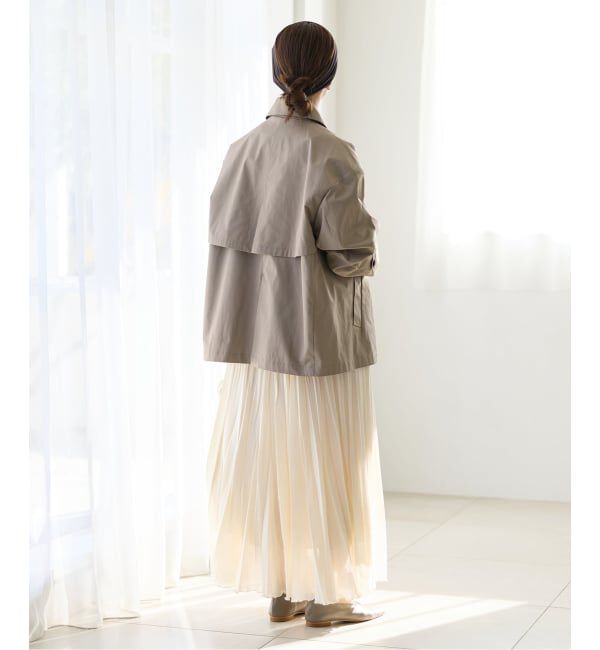IENA「《予約》シングルトレンチショートコート」|トレンチコート|