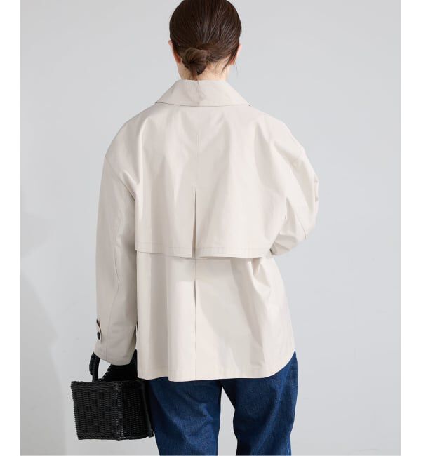 IENA「《予約》シングルトレンチショートコート」|トレンチコート|