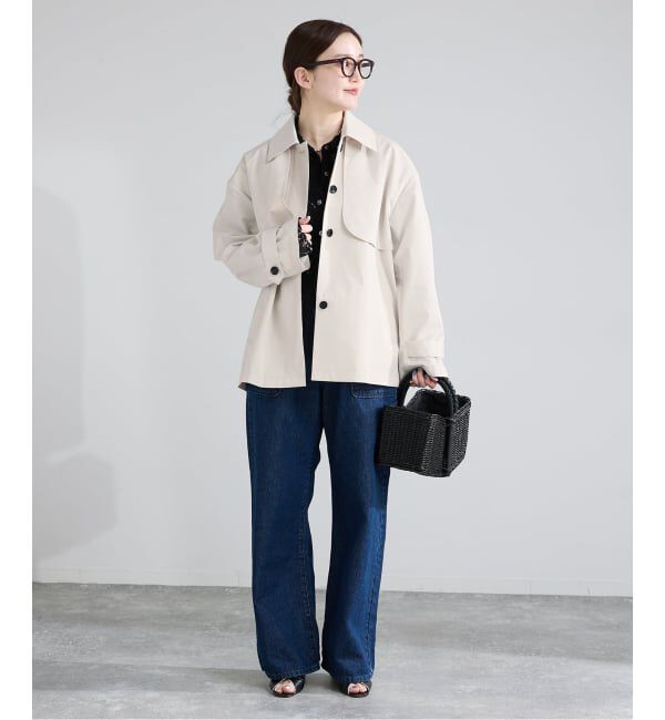 IENA「《予約》シングルトレンチショートコート」|トレンチコート|