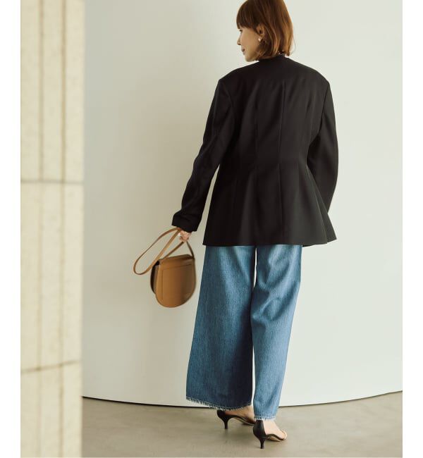 VERMEIL par iena「《予約》ドライツイルノーカラージャケット」|ノーカラージャケット|