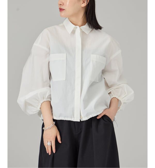 VERMEIL par iena「《予約》Drawstring シャツ」|シャツ・ブラウス|