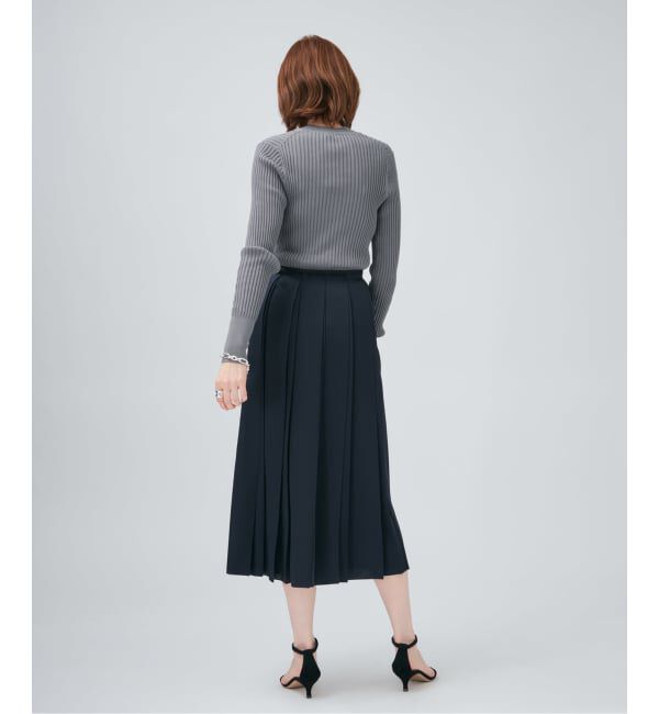 VERMEIL par iena「《予約》イタリア糸 RIB Vネックプルオーバー」|ニット・セーター|