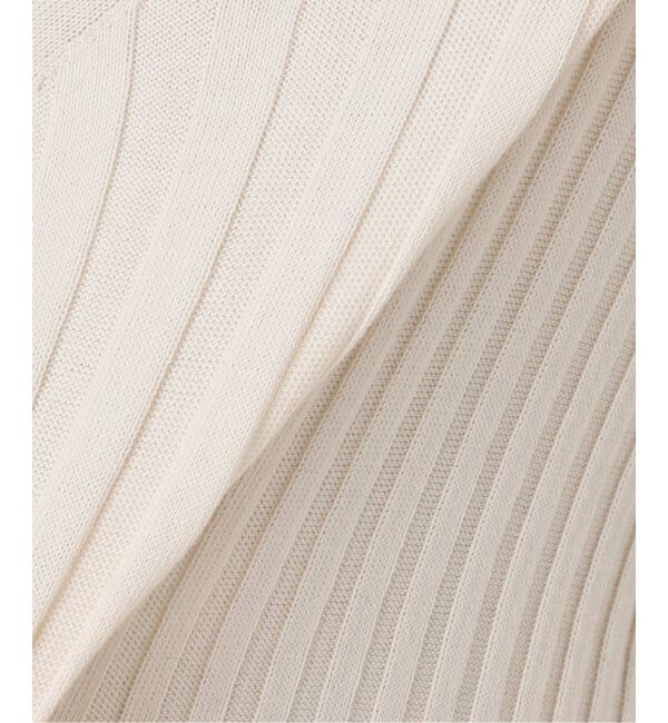 VERMEIL par iena「《予約》イタリア糸 RIB Vネックプルオーバー」|ニット・セーター|
