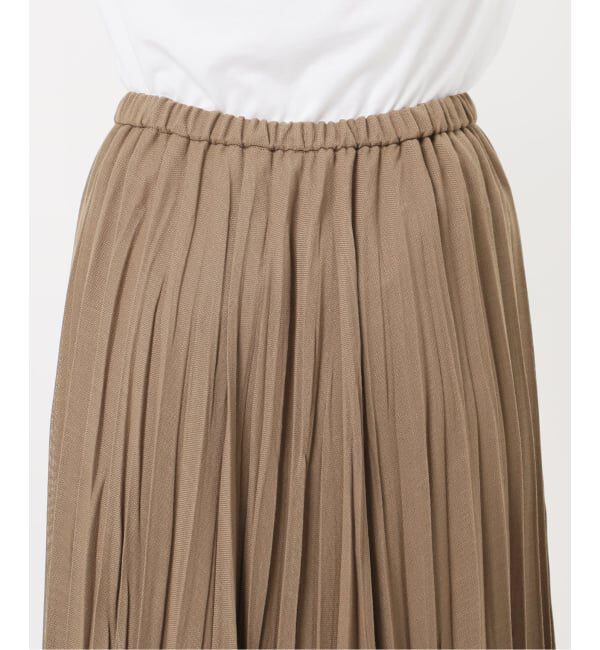 IENA「《予約》シアーメッシュプリーツスカート」|スカート|
