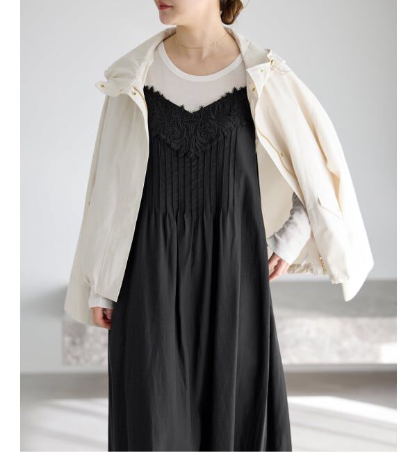 IENA「《WEB限定/追加予約》レースキャミソールワンピース」|ワンピース|