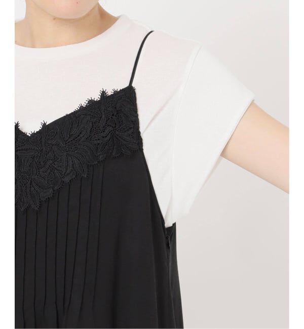 IENA「《WEB限定/追加予約》レースキャミソールワンピース」|ワンピース|