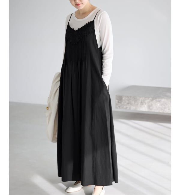 IENA「《WEB限定/追加予約》レースキャミソールワンピース」|ワンピース|