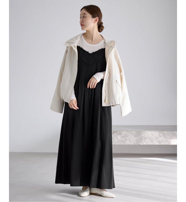 IENA「《WEB限定/追加予約》レースキャミソールワンピース」|ワンピース|