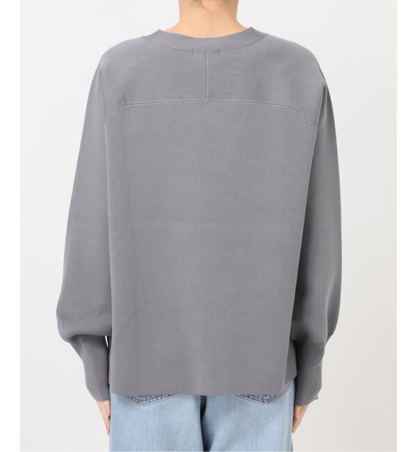 IENA「《追加予約》ファインコットンスムースVネックカーディガン」|カーディガン|