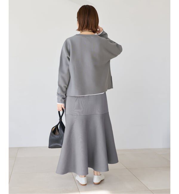 IENA「《予約》ファインコットンスムーススカート」|スカート|