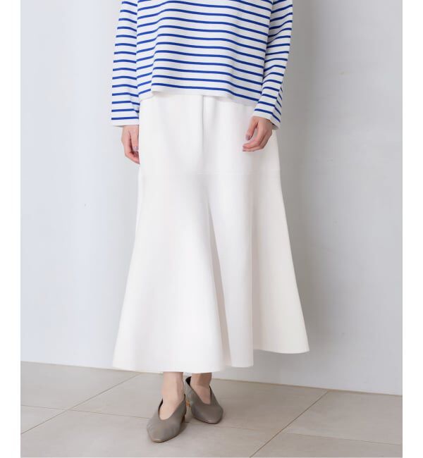 IENA「《予約》ファインコットンスムーススカート」|スカート|