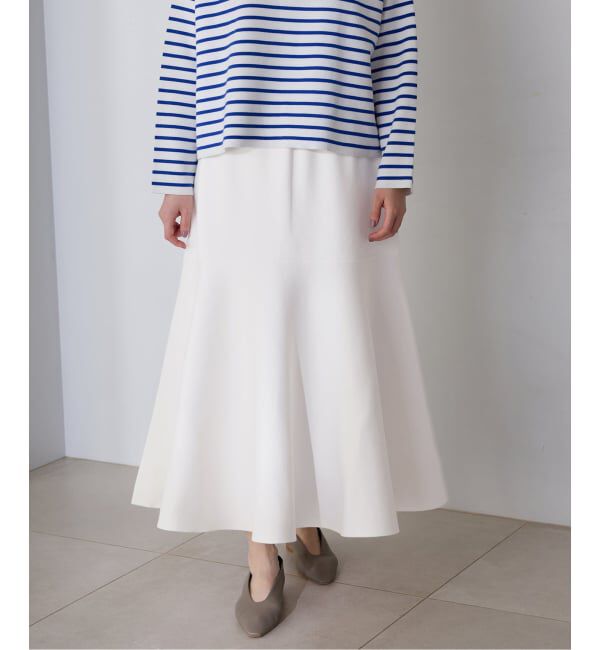 IENA「《予約》ファインコットンスムーススカート」|スカート|