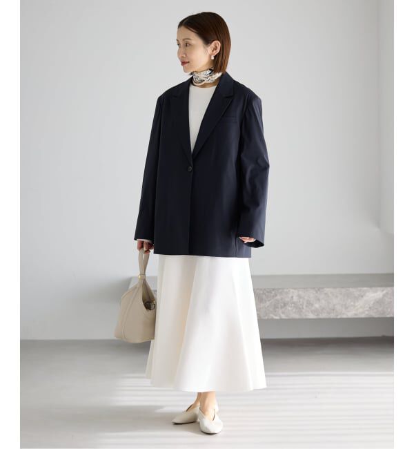 IENA「《予約》ファインコットンスムーススカート」|スカート|