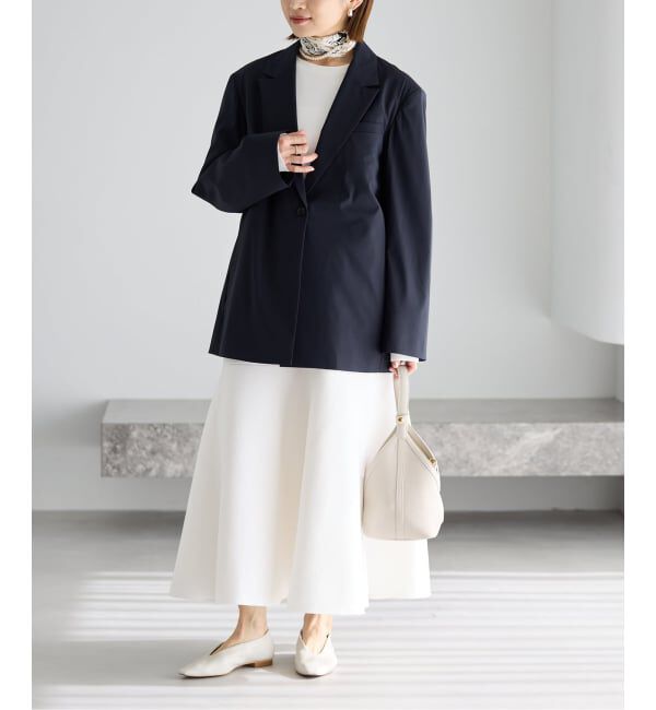 IENA「《予約》ファインコットンスムーススカート」|スカート|