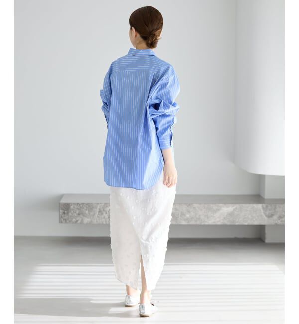 IENA「《予約》フラワージャガードタックスカート」|スカート|