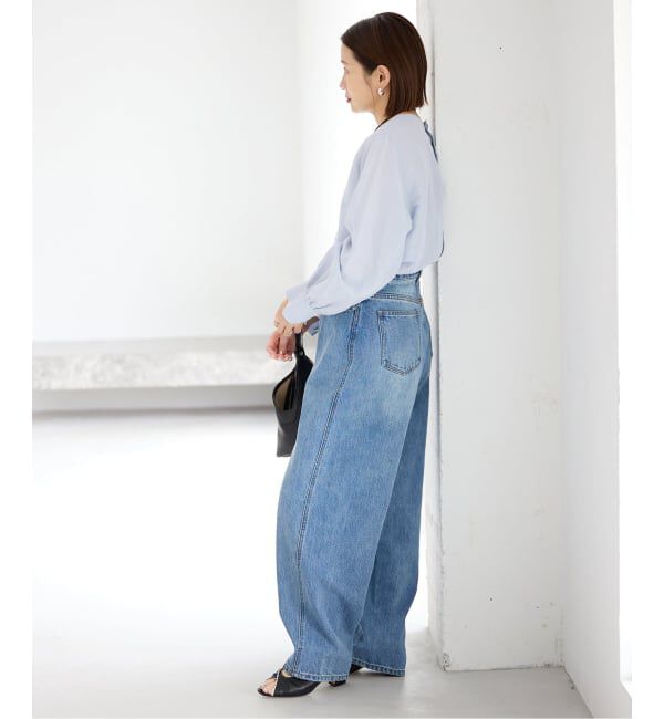 IENA「《WEB限定/追加2予約》ラミーリヨセルノーカラーブラウス」|シャツ・ブラウス|