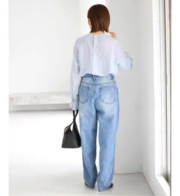 IENA「《WEB限定/追加2予約》ラミーリヨセルノーカラーブラウス」|シャツ・ブラウス|