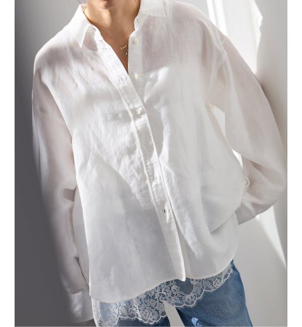 IENA「《予約》ラミーリヨセル2wayシャツ」|シャツ・ブラウス|