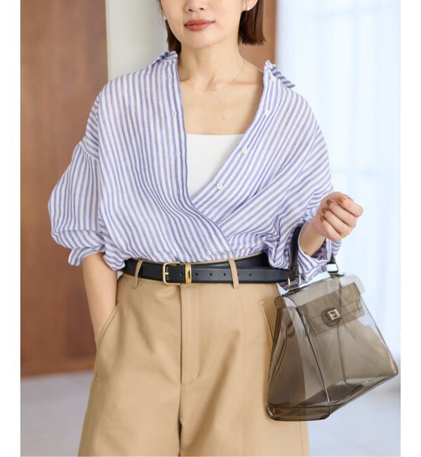 IENA「《予約》ラミーリヨセル2wayシャツ」|シャツ・ブラウス|