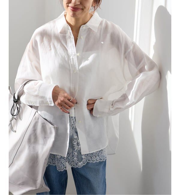 IENA「《予約》ラミーリヨセル2wayシャツ」|シャツ・ブラウス|