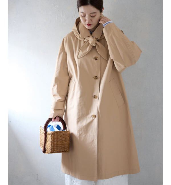 IENA「《予約》撥水ステンカラーコート」|ステンカラーコート|