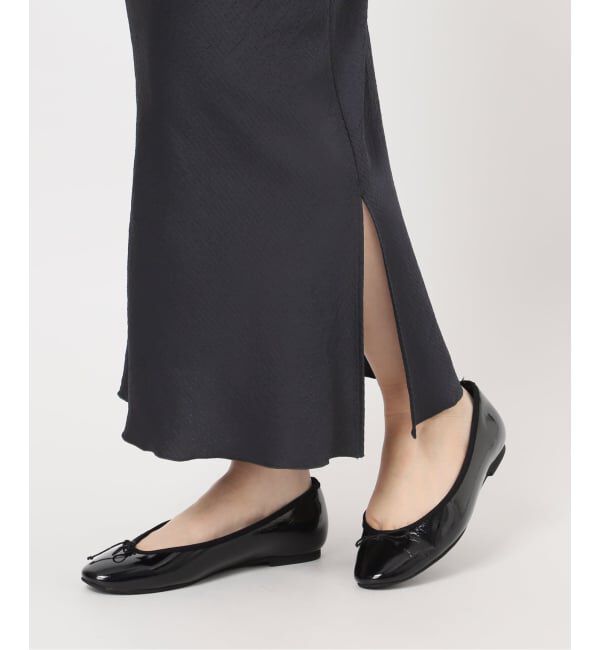 IENA「《予約》アンティークサテン イージースカート」|スカート|