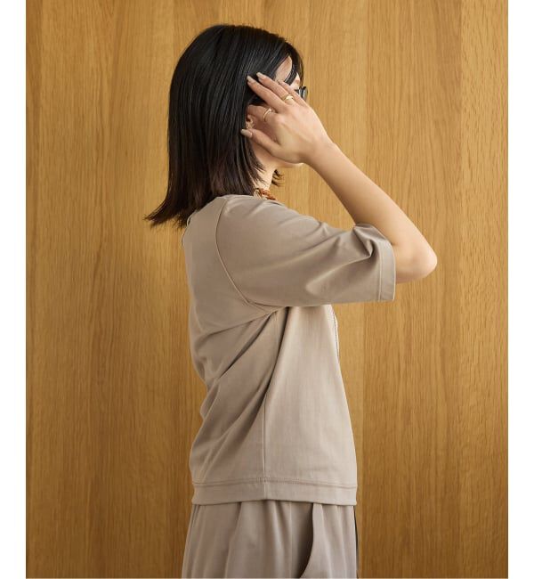 IENA LA BOUCLE「《予約》IENA LA BOUCLE Cupra mix Tシャツ」|Tシャツ・カットソー|