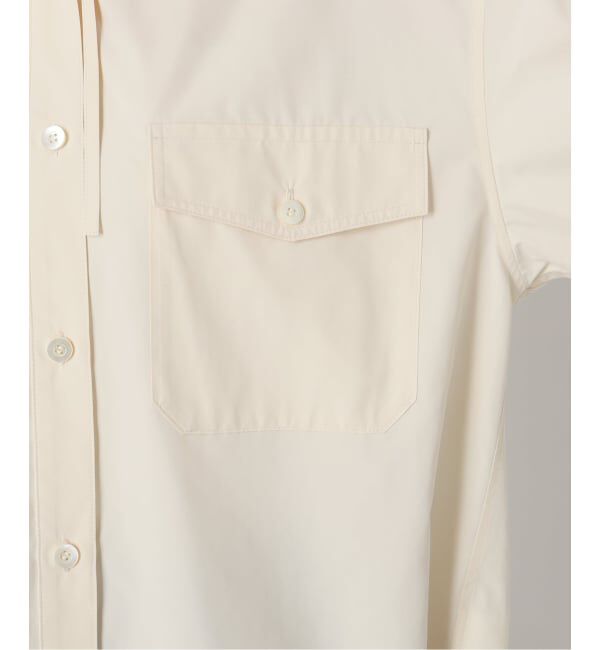 IENA LA BOUCLE「《予約》IENA LA BOUCLE ライトタフタフーテッドシャツ」|シャツ・ブラウス|