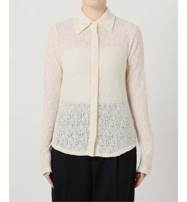 IENA LA BOUCLE「《予約》IENA LA BOUCLE カーリーラッセルシャツカットソー」|シャツ・ブラウス|