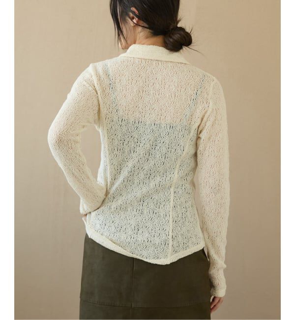 IENA LA BOUCLE「《予約》IENA LA BOUCLE カーリーラッセルシャツカットソー」|シャツ・ブラウス|