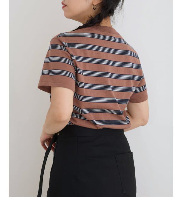 IENA LA BOUCLE「《予約》IENA LA BOUCLE マルチボーダー配色ニット」|ニット・セーター|