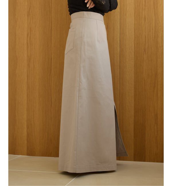 IENA LA BOUCLE「《予約》IENA LA BOUCLE チノラップスカート」|スカート|