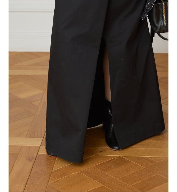 IENA LA BOUCLE「《予約》IENA LA BOUCLE チノラップスカート」|スカート|