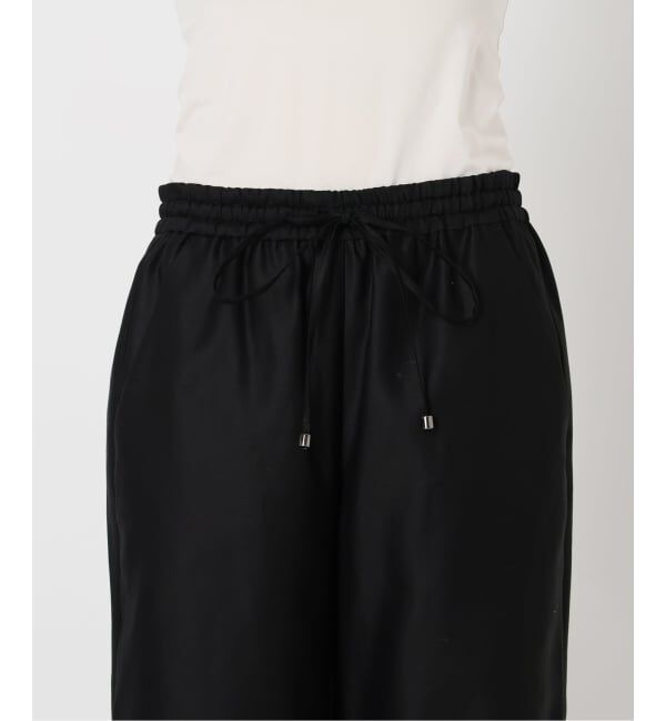 IENA LA BOUCLE「《予約》IENA LA BOUCLE コットンサテンイージーパンツ」|その他|