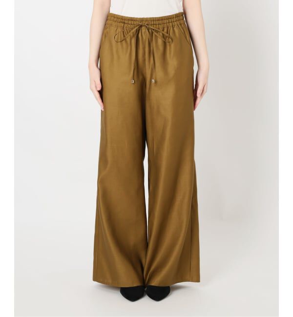 IENA LA BOUCLE「《予約》IENA LA BOUCLE コットンサテンイージーパンツ」|その他|