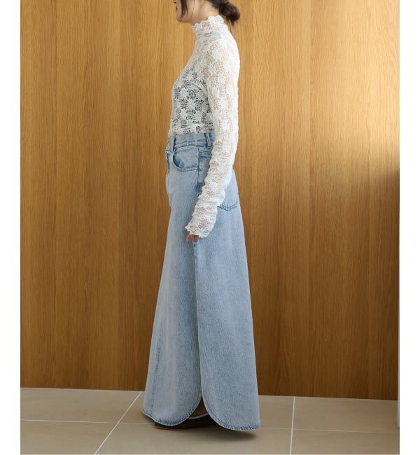 IENA LA BOUCLE「《予約》IENA LA BOUCLE ソフトデニムスリットスカート」|スカート|