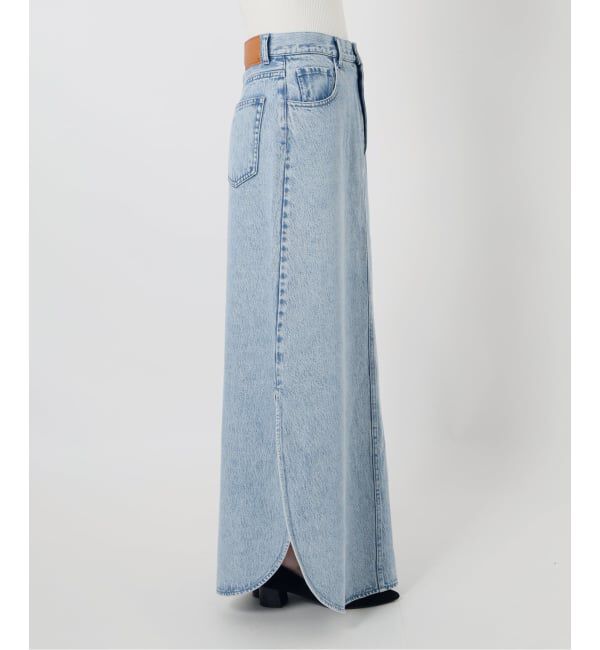 IENA LA BOUCLE「《予約》IENA LA BOUCLE ソフトデニムスリットスカート」|スカート|