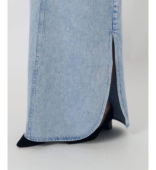 IENA LA BOUCLE「《予約》IENA LA BOUCLE ソフトデニムスリットスカート」|スカート|