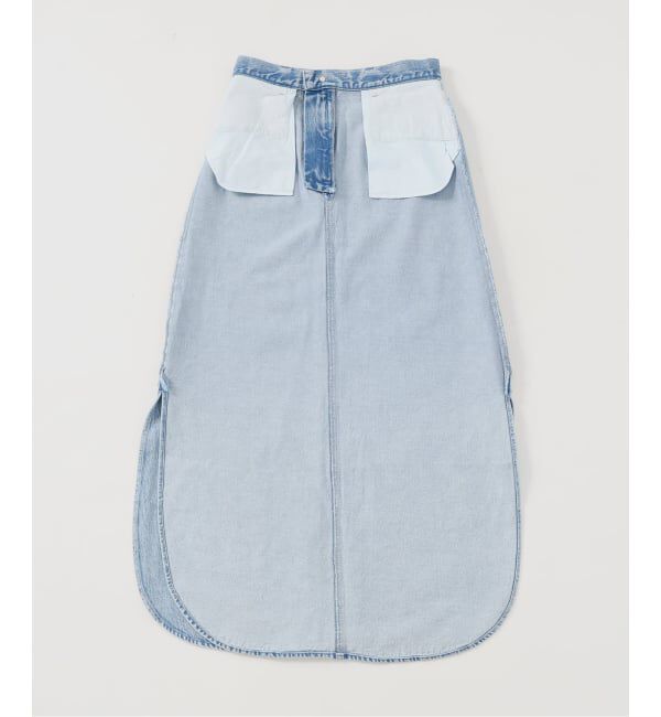 IENA LA BOUCLE「《予約》IENA LA BOUCLE ソフトデニムスリットスカート」|スカート|