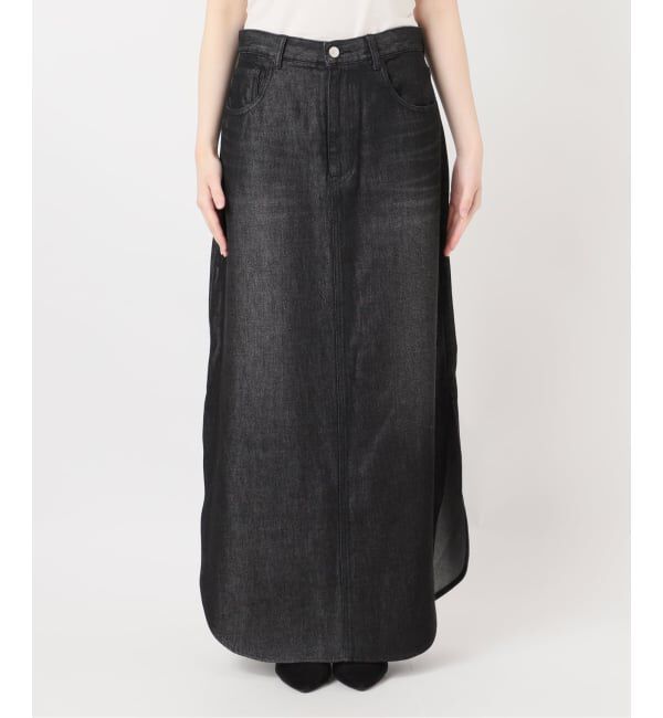 IENA LA BOUCLE「《予約》IENA LA BOUCLE ソフトデニムスリットスカート」|スカート|