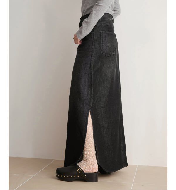 IENA LA BOUCLE「《予約》IENA LA BOUCLE ソフトデニムスリットスカート」|スカート|