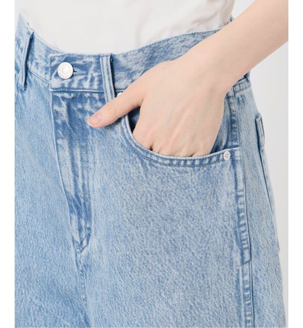 IENA LA BOUCLE「《予約》IENA LA BOUCLE ソフトデニムシルエットパンツ」|デニム|