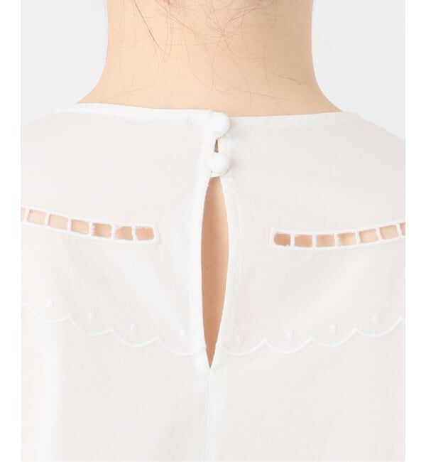 IENA LA BOUCLE「《予約》IENA LA BOUCLE カットワークブロードブラウス」|シャツ・ブラウス|