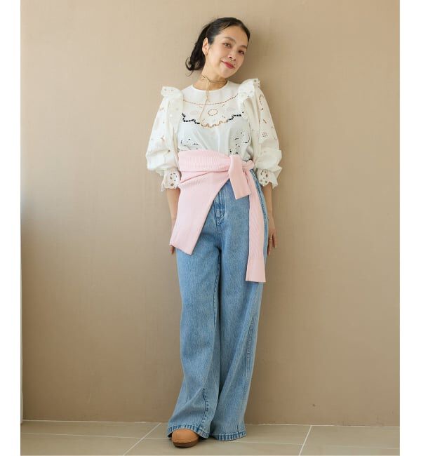 IENA LA BOUCLE「《予約》IENA LA BOUCLE カットワークブロードブラウス」|シャツ・ブラウス|