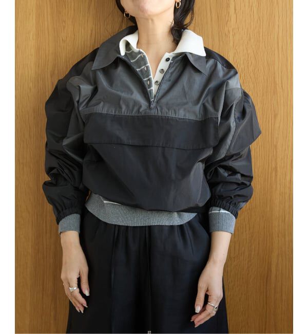 IENA LA BOUCLE「《予約》IENA LA BOUCLE ハーフジッププルオーバー」|その他|ブラック A