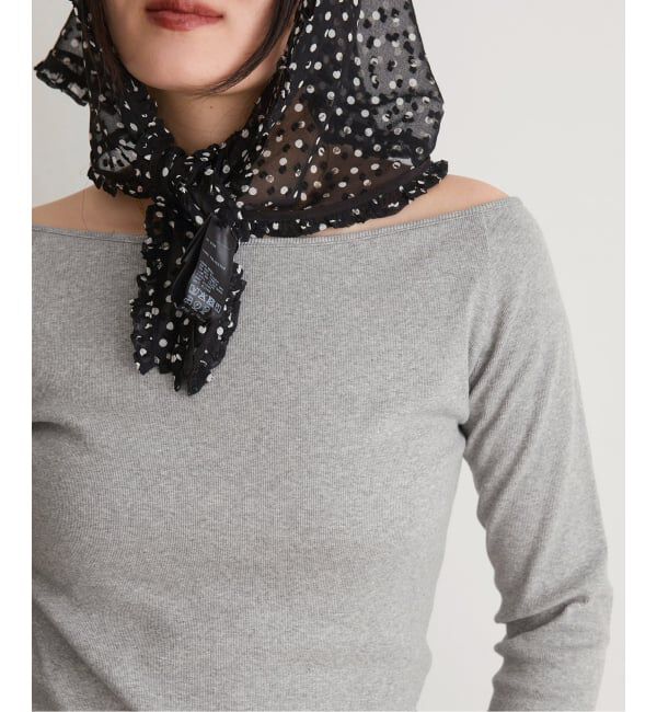 IENA LA BOUCLE「《予約》IENA LA BOUCLE コンパクトベアボートネックカット」|Tシャツ・カットソー|