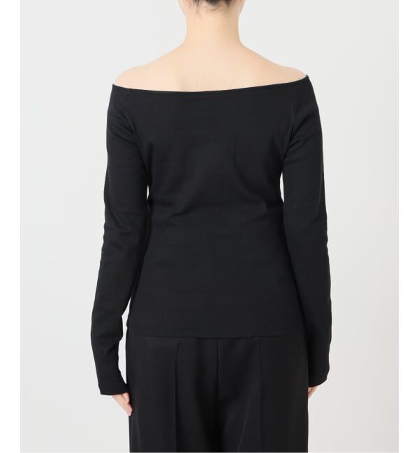 IENA LA BOUCLE「《予約》IENA LA BOUCLE コンパクトベアボートネックカット」|Tシャツ・カットソー|