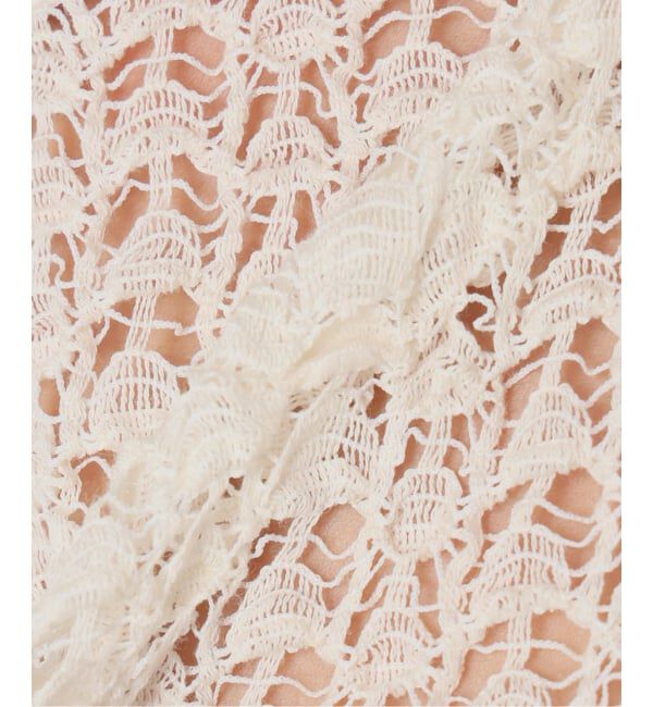 IENA LA BOUCLE「《追加予約》IENA LA BOUCLE antik dantel レースヘンリーネックプルオーバー」|Tシャツ・カットソー|