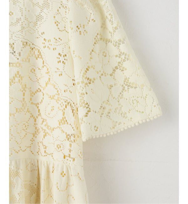 IENA LA BOUCLE「SEA NEW YORK/シー ニューヨーク ARIANNA LACE SSLV MIDI DRESS RS26-061」|ワンピース|